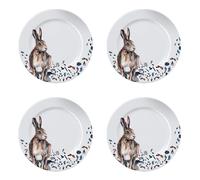 Set of 4 Hare Side Plates 19 cm