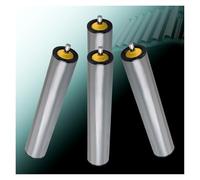 Set of 4 Heavy-Duty PVC Conveyor Rollers 1"-2.5" Diameter 10"-32" Lengths Perfect for Unpowered Assembly Lines & Material Handling & High-Performance Solutions