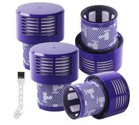 Set of 4 HEPA Filters with Cleaning Brush, Compatible with Dyson V10 SV12, V10 Cyclone Series, Filters can filter air effectively
