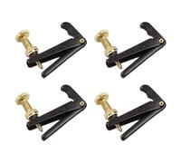 Set of 4 High Precisions Metal Violin Fine Tuner Traditional Design String Adjuster for 3 / / 1 / Size Instruments Permanent Violin Tuner