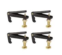 Set of 4 High Precisions Metal Violin Fine Tuner Traditional Design String Adjuster for 3 / / 1 / Size Instruments Permanent Violin Tuner