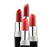 (Set of 4) In the Red Lipstick Set - Halal And Vegan Lipsticks Conditioning Creamy Lip Shades Long Stay Red Lipsticks