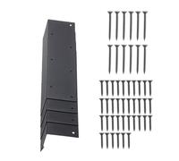 Set of 4 Iron Garden Corner Brace Brackets Stand Holder for Vegetables Plant Training and Climbing Home & Yard Gardening Iron Brackets