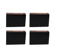 Set of 4 L-Shaped Wooden Sofa Legs, 10cm Height Replacement Feet for Sofa, Bed, Dresser & Table, Home Décor Furniture Elevators, Strong Support