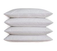 Set of 4 - Luxury New White Duck Feather Cushion Pad Inner Insert, Down Proof Machine Washable by CosyWinks® 16" x 16" (40cm x 40cm)