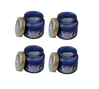 Set of 4 Menthol Vapour Candles Room Decongestant Cold & Flu Aid Soothing Menthol & Eucalyptol Scent 60g
