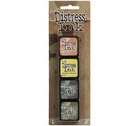 Set of 4 Mini Distress 'Tim Holtz' N°10 Inks