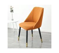 Set of 4 Modern Curved Low Back Dining Chair Covers - Slipcovers for Armrest Wingback Bar Stools & Counter Height Accent Chairs - Protect & Enhance Your Furniture (4PCS)