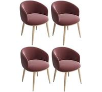 Set of 4 Modern High Leg Bar Stools with Linen UpholsteryStylish & Comfortable Seating for Kitchen Islands Dining Counters Home BarsPerfect for Dining Room Decor
