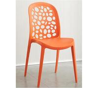 Set of 4 Modern Stackable ABS Chairs for Kitchen & Dining, Lightweight & Comfortable, No Assembly Required, Ideal for Leisure Spaces & Meetings