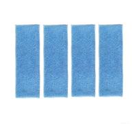 Set of 4 Mop Pads for P11 for combo Robot Vacuum Cleaners - Washable Microfibre Replacement Wipes Wet Dry Mop Pads Floor Care