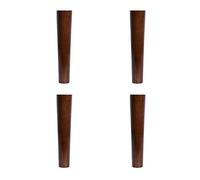 Set of 4 Natural Wooden Sofa Legs - 30cm Medieval Style Furniture Legs with Screw Mounts for Sofas, Benches, Ottomans, Beds, Cabinets - Durable & Stylish Replacement Legs