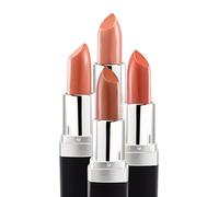 (Set of 4) Naughty Nude Lipstick Set - Halal And Vegan Lipsticks Conditioning Creamy Lip Shades Long Stay Nude Lipsticks