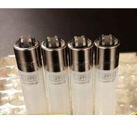 Set Of 4 New Clipper Lighters Regular Size Clear colour