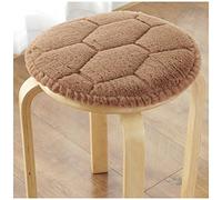 Set of 4 Non-Slip Plush Round Chair Cushions, 40cm Dining Stool Pads with Ties for Kitchen, Bistro, Office Chairs - Comfortable Seat Covers (Color: Color 2)