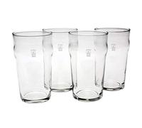 Set of 4 Nonic One Pint Glass - Government Stamped