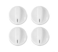 Set of 4 Oven Knobs 316442512 Heat Resistant for White Oven Knob Replacement Part 316442512 Plastic Durable Gas Hob Rotary Knob 8 cm for Kenmore for Sears Repair for Oven Control Knob 4 Pieces Simple