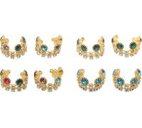 Set of 4 Pair of Bangle Design God Set for Ganesh/Laddu Gopal/Devi Maa/Radha Krishna Haar Sringar Deity jewellary for All God Statue Indian Traditional Holi Festival Decorations(Size-0.5")