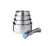 Set of 4 Pans and A Handle Inox