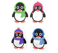 Set of 4 Penguin Design (Cool Secret Santa Gift) Handwarmer - Pocket Heating Pad