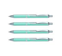 Set of 4 Pentel 0.7 mm EnerGel Alloy RT Roller Ball Retractable Liquid Gel Pen bundled by Maven Gifts