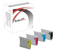 Set of 4 PerfectPrint Compatible Ink Cartridge Replace LC-970 For Brother DCP 130C 135C 150C 153C 157C 330C 350C DCP 540CN 560CN 750CW 770CW MFC 230C 235C 240C 260C 440CN 465CN 660CN 665CW 680CN 685CW 845CW 885CW 3360C 5460CN 5860CN