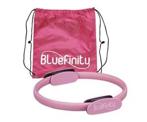 Set of 4 Pilates Rings Yoga Circle Dual-grip Ring Pelvic Floor Exercise Pink