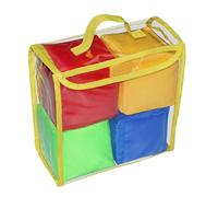 Set of 4 Playing Game Dices Soft Foam Cubes, Learn Pocket Cubes for Teaching, Décoration de jardin