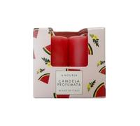 Set of 4 Pocket Season Scented Candles Diameter 3 cm Height 5.5 cm - Spring/Summer - Watermelon - Cereria Di Giorgio