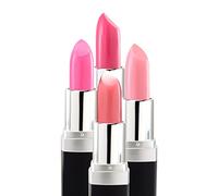 (Set of 4) Pretty in Pink Lipstick Set - Halal And Vegan Lipsticks Conditioning Creamy Lip Shades Long Stay Pink Lipsticks