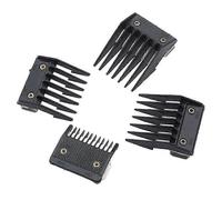 Set of 4 professional hair clippers, detachable clipper guide, beard trimmer comb, hair clipper combs, Wahl clipper guards