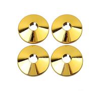 Set of 4 Radiator Pipe Collars Plastic Covers for 15mm Diameter Pipes Design Fits Heating, Water and Gas Pipes Providing Protection and Decoration