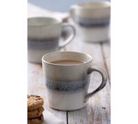 Set of 4 Reactive Fade Mugs cream