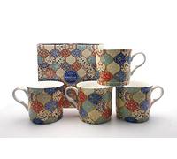 SET OF 4 REGENT FINE BONE CHINA MUGS GIFT BOXED FREE UK DELIVERY