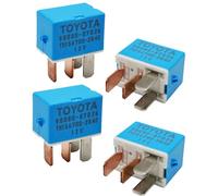 Set of 4 Relay 90987-02027- 4-Pin AC Automotive Relays for Enhanced Electrical System Performance - Compatible with 1997-2014 Toyota and Lexus Vehicles