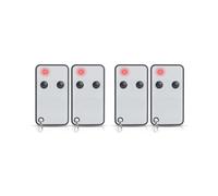 Set of 4 Remote Control for Roger E80 TX52R 2 Channels 433.92 MHz for Gate and Garage Replacement Remote Control