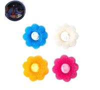 Set of 4 Reusable Dryer Balls Flower Shape Washing Machine Washing Balls for Home Drying Balls for Home Cleaning Washing Machine
