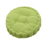 Set of 4 Round Dining Chair Cushions7cm Thick Comfortable & SoftIndoor/Outdoor Use Office Garden Kitchen43x43cm Green Color