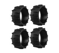 Set Of 4 Rubber Tires Lawns Robot Replacement For Intelligent Lawns Cutter 100x40mm Anti Skid Wheel Assembly Natural Rubber Replacement Parts