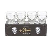Something Different Wholesale Set of 4 Skull Shot Glasses Set - Raise a Glass to The Extraordinary