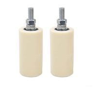 Set of 4 Sliding Gate Rollers for Angle Steel and Round Rails, Engineered for Optimal Performance and Easy Installation (50X100)