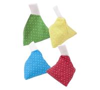 Set of 4 Soft Triangular Bags for Cutting Patterns with Handle, Weight for Crafts, Embroidery, Beginners and Professionals