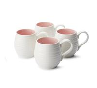 Portmeirion Sophie Conran Barrel Honey Pot Mug Set of Four - Pink (Mug
