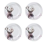 Set of 4 Stag Side Plates 19 cm