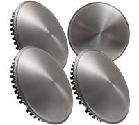 Set of 4 Stainless Steel 14"""" Inch Full Moon Racing Discs with Metal Clip Retention System - Part #: IWCRD/14