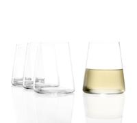 Set of 4 Stolzle Lausitz Power White Wine Tumbler/Glass Crystal Transparent 380ml