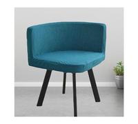 Set of 4 Stretch Chair Covers for Triangular Dining Room Chairs Modern Slipcovers for Curved Back Swivel Accent Chairs Kitchen Wingback Protector J Style