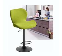 Set of 4 Stretchable Low Back Bar Stool Covers Elastic for Swivel Chairs Dining Room Protector Light Purple Stylish Home Decor for Modern Interiors