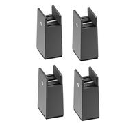 Set of 4 Sturdy Bed Risers 2Inch Thick Leg Extenders Accessory for Desk Chair Sofa Storage Solution Use Bed Furniture Risers
