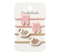 Set of 4 Swan Lake Ballet Scrunchies Powder pink one size